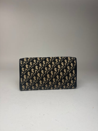 Pochette Dior Oblique Monogram Vintage beige marine