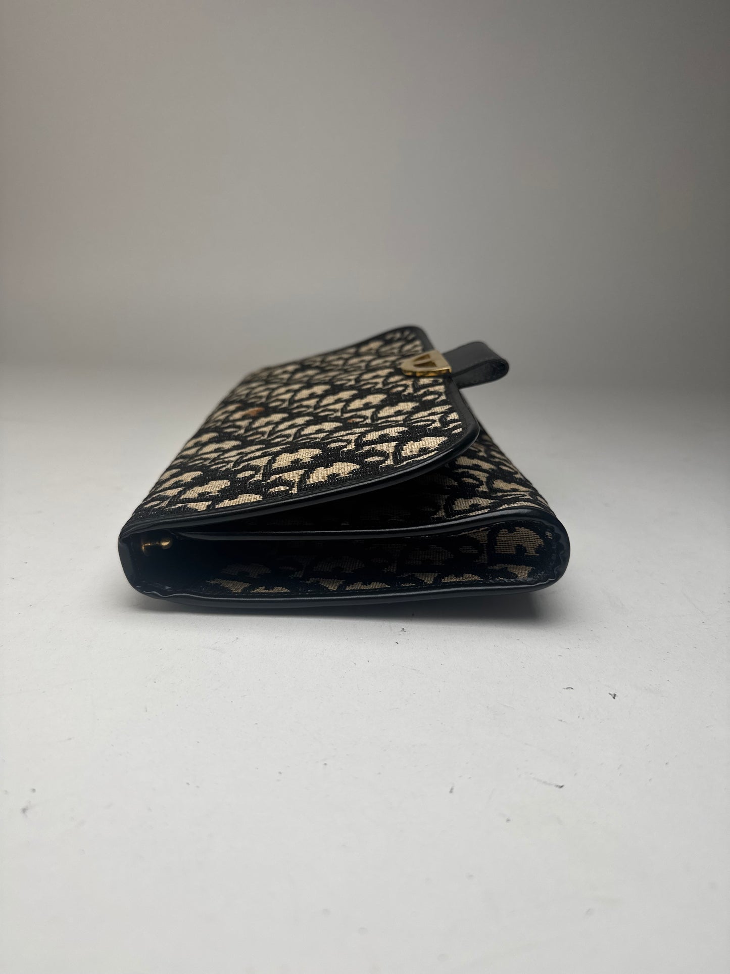 Pochette Dior Oblique Monogram Vintage beige marine