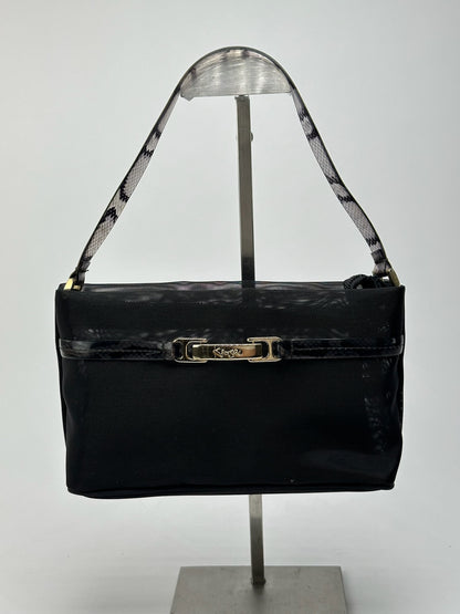 Sac baguette vintage Kansai Ymamoto en polyester noir