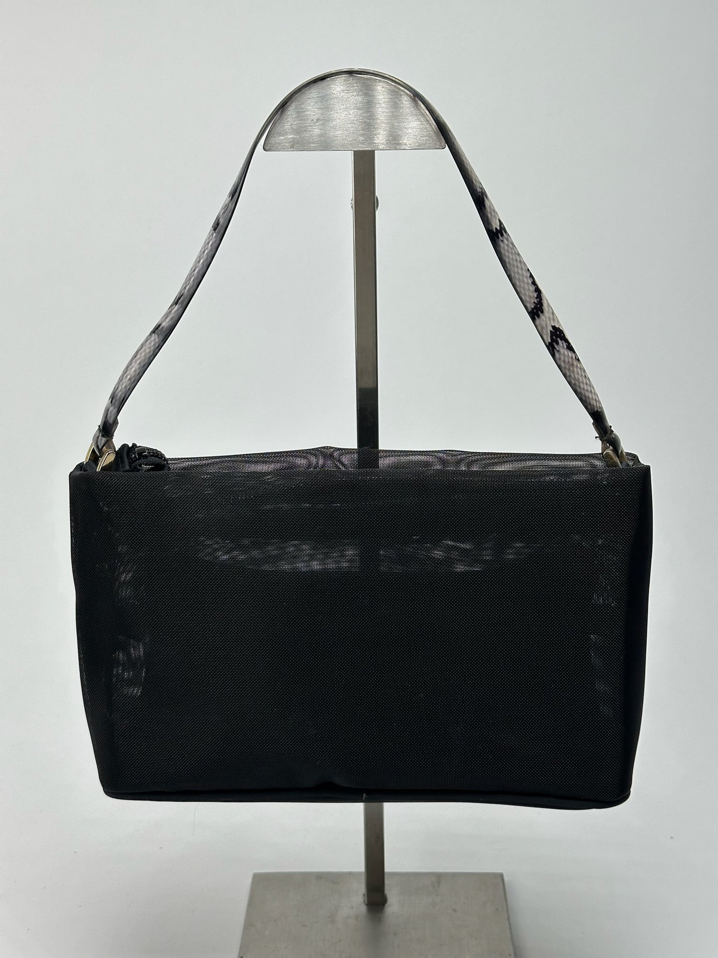 Sac baguette vintage Kansai Ymamoto en polyester noir