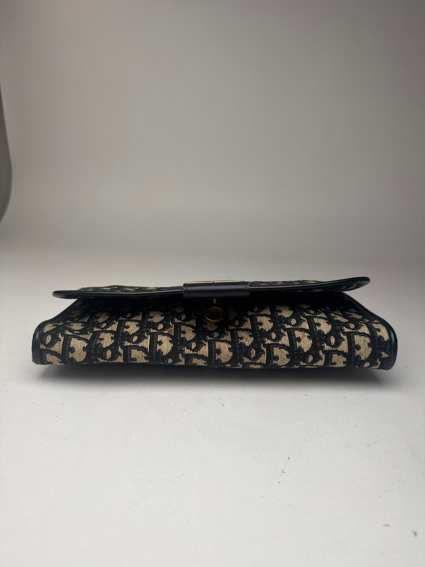 Pochette Dior Oblique Monogram Vintage beige marine