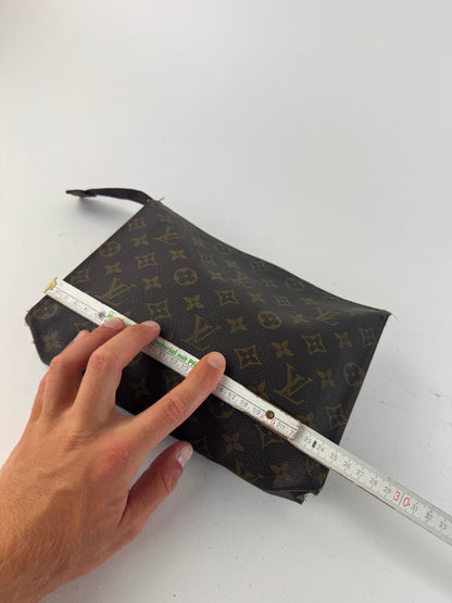 Vintage Louis Vuitton Monogram Leather Clutch brown