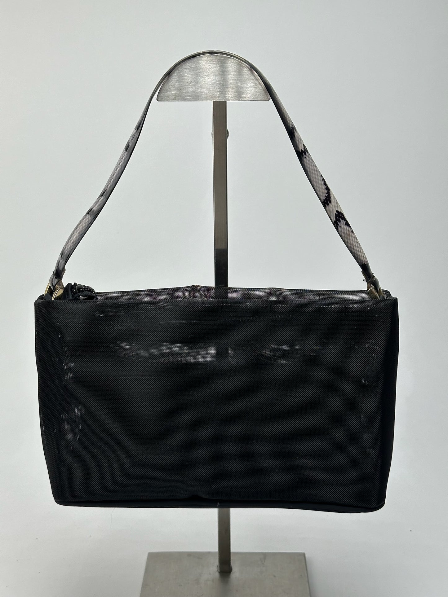 Sac baguette vintage Kansai Ymamoto en polyester noir