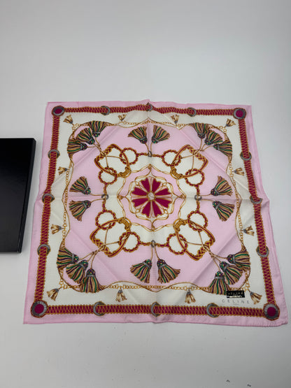Vintage Celine Paris Scarf pink