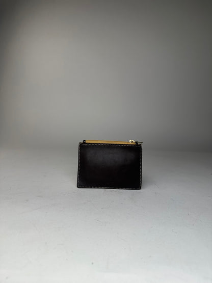 Vintage Loewe Suede Purse Beige