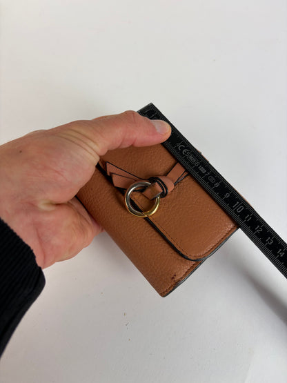 Vintage Chloé Pebbled Leather Bifold Wallet Tan