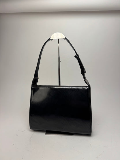 Vintage  Salvatore Ferragamo Patent Leather Bag black