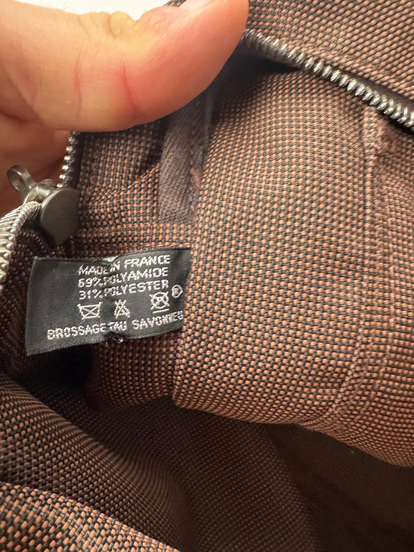 Vintage Hermes Handbag Brown