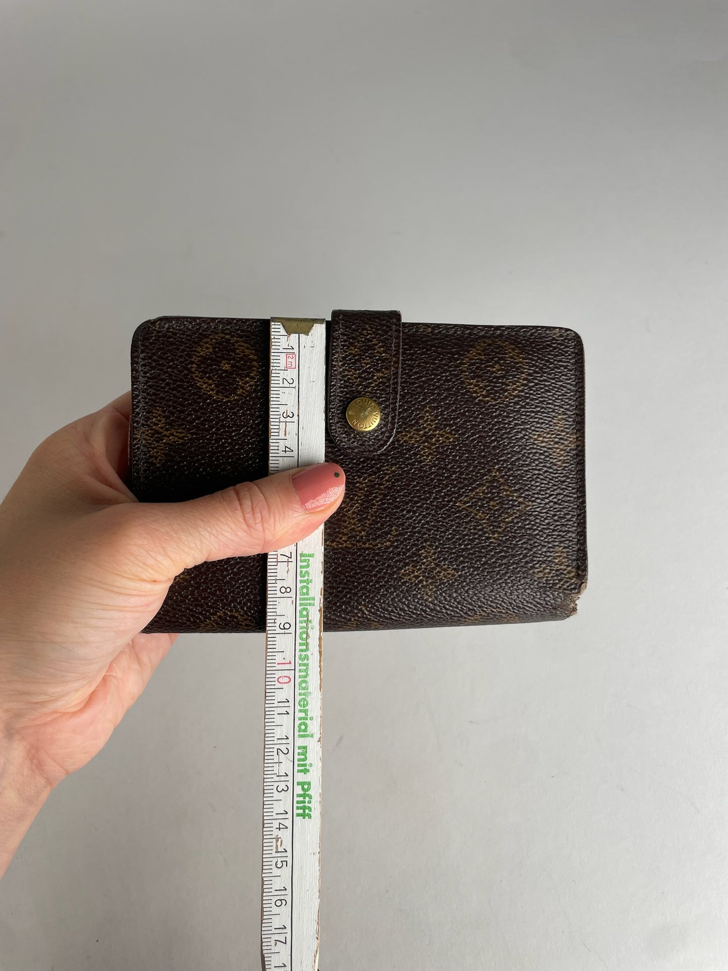 Vintage Louis Vuitton Leather Monogram Wallet Brown