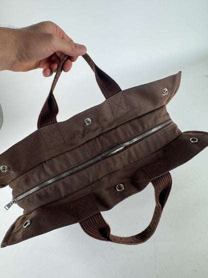 Vintage Hermes Handbag Brown