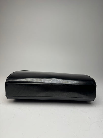 Vintage  Salvatore Ferragamo Patent Leather Bag black