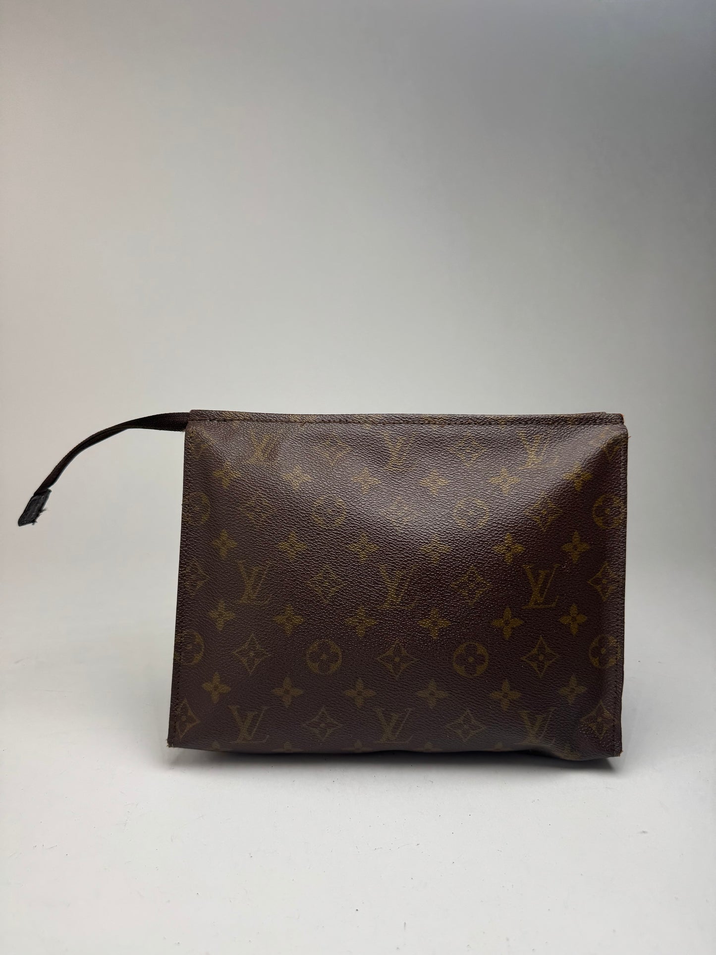 Vintage Louis Vuitton Monogram Leather clutch brown