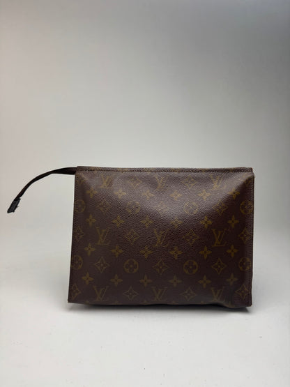 Vintage Louis Vuitton Monogram Leather clutch brown