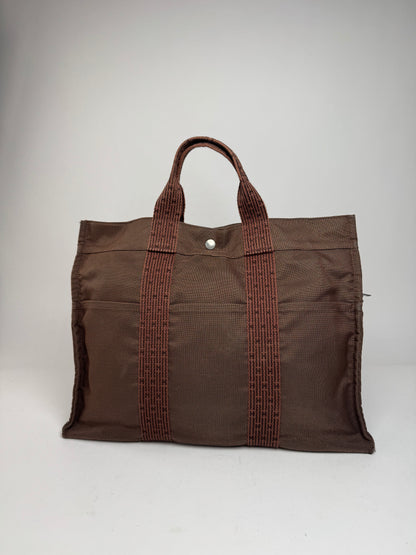 Vintage Hermes Handbag Brown