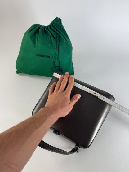 Vintage Bottega Veneta Leather Bag Bronze