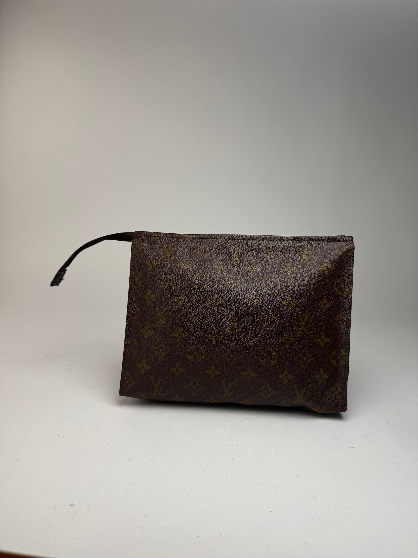 Vintage Louis Vuitton Monogram Leather clutch brown