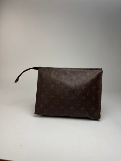 Vintage Louis Vuitton Monogram Leather clutch brown