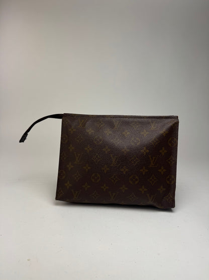 Vintage Louis Vuitton Monogram Leather clutch brown