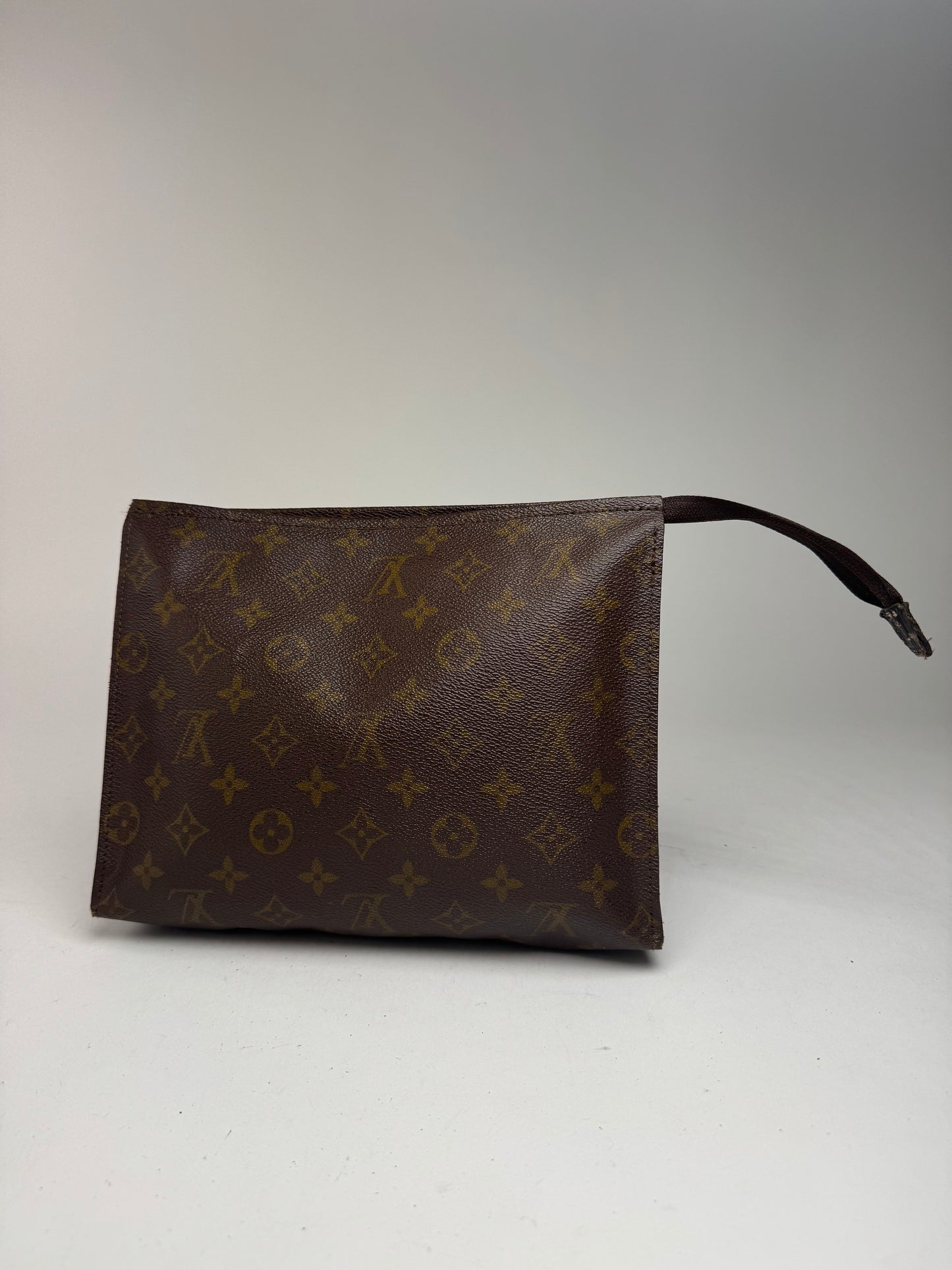 Vintage Louis Vuitton Monogram Leather clutch brown