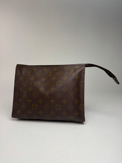Vintage Louis Vuitton Monogram Leather clutch brown