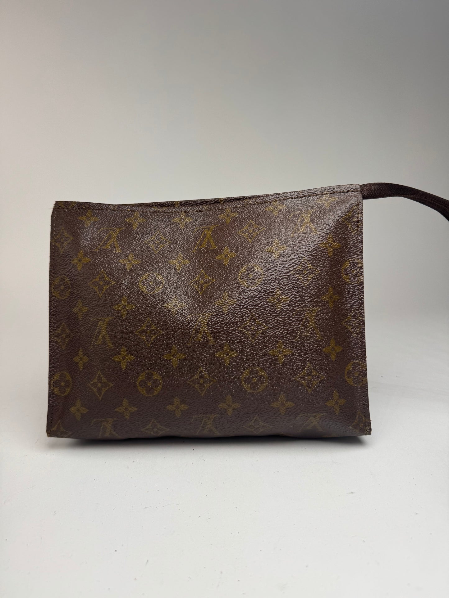Vintage Louis Vuitton Monogram Leather clutch brown