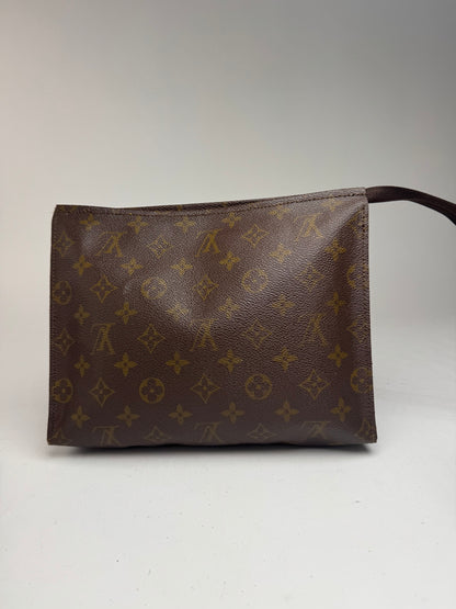 Vintage Louis Vuitton Monogram Leather clutch brown