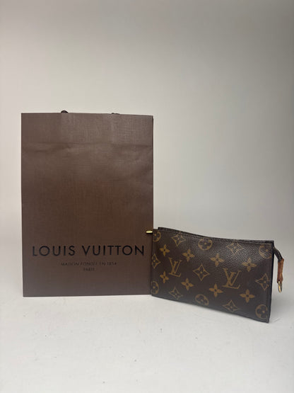 Pochette vintage Louis Vuitton en cuir Monogram marron