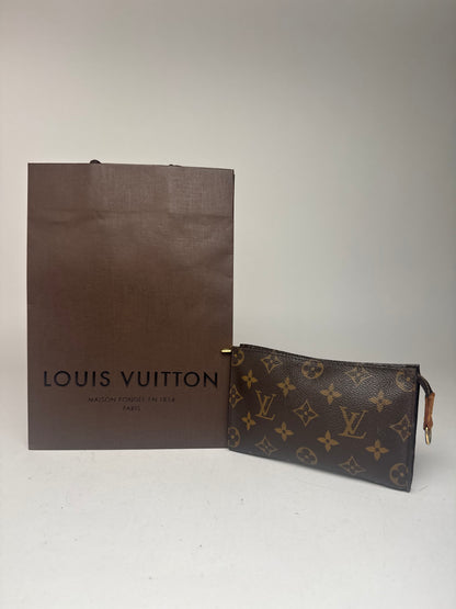Pochette vintage Louis Vuitton en cuir Monogram marron