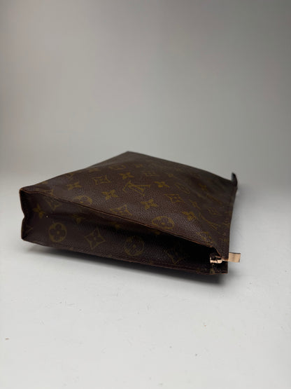 Vintage Louis Vuitton Monogram Leather clutch brown