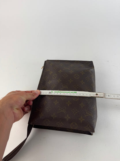 Vintage Louis Vuitton Monogram Leather clutch brown