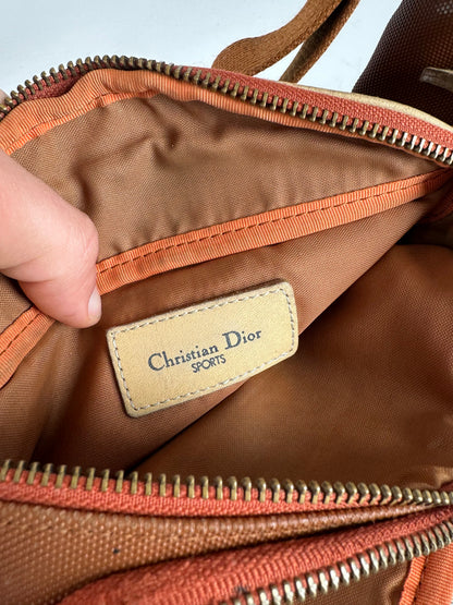Vintage Dior Crossbody/Bum Bag Orange White
