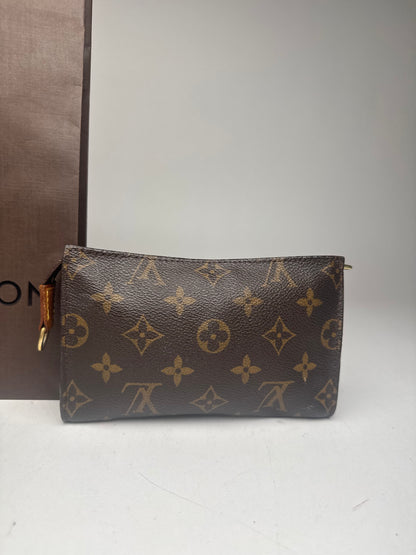 Pochette vintage Louis Vuitton en cuir Monogram marron