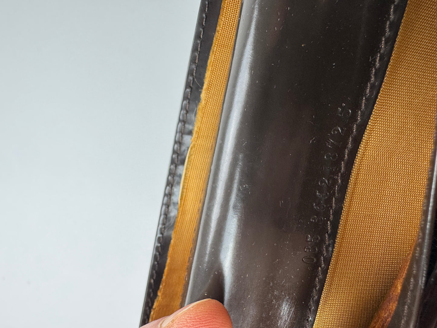 Vintage Gucci Patent Leather Horsebit Wallet Brown