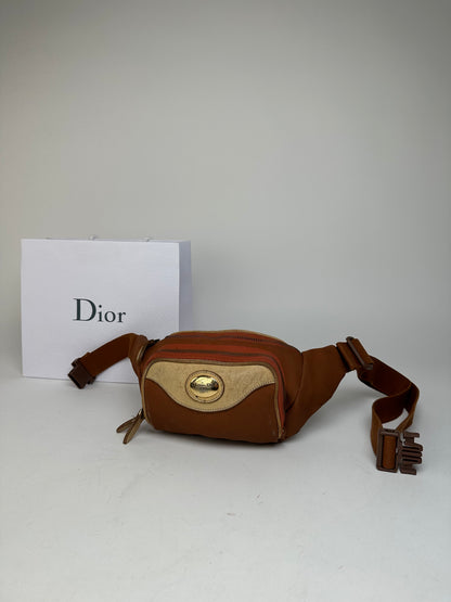 Vintage Dior Crossbody/Bum Bag Orange White