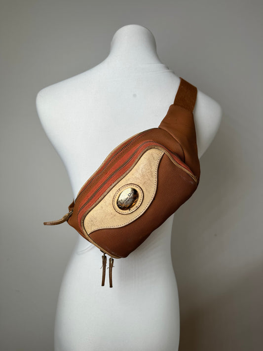 Vintage Dior Crossbody/Bum Bag Orange White