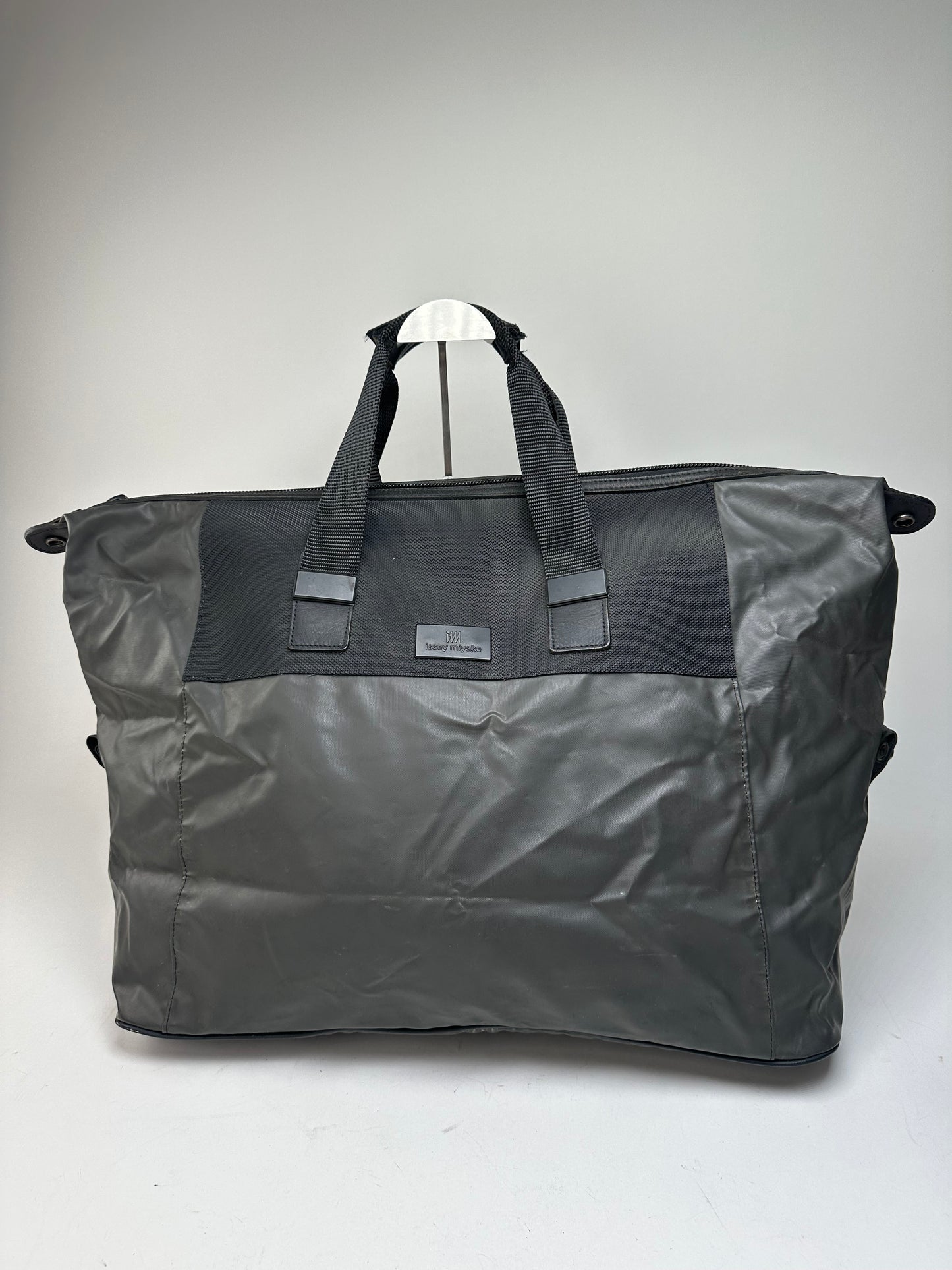 Vintage Issey Miyake Nylon Duffle Bag Gray