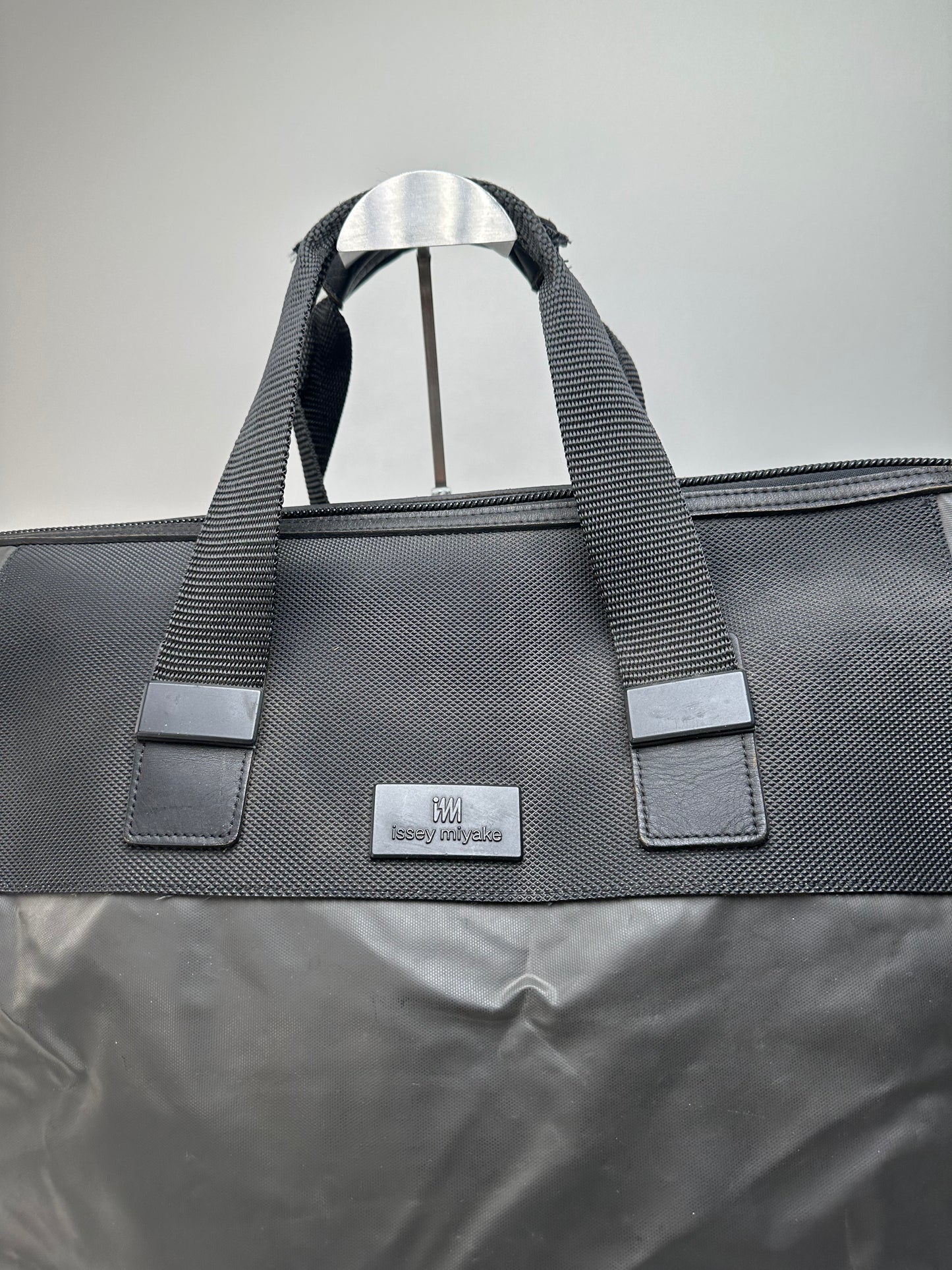 Vintage Issey Miyake Nylon Duffle Bag Gray