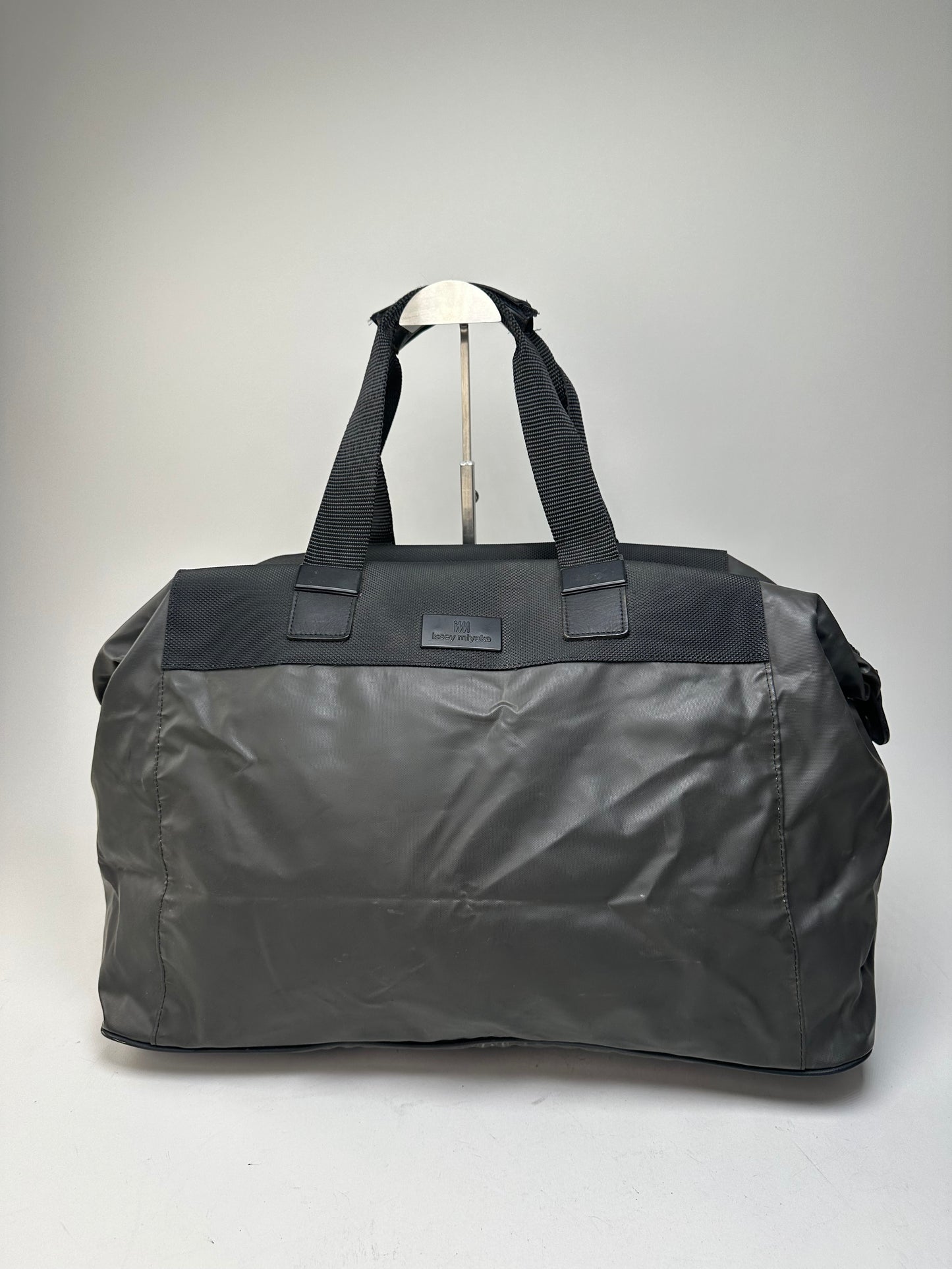 Vintage Issey Miyake Nylon Duffle Bag Gray