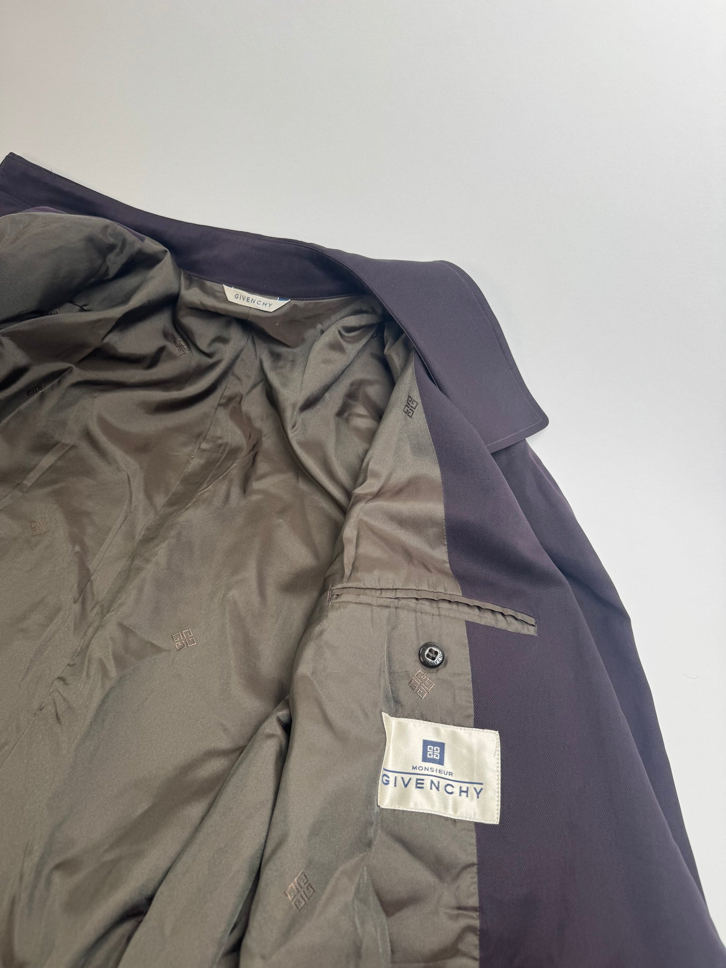 Vintage Givenchy Trenchcoat Purple S