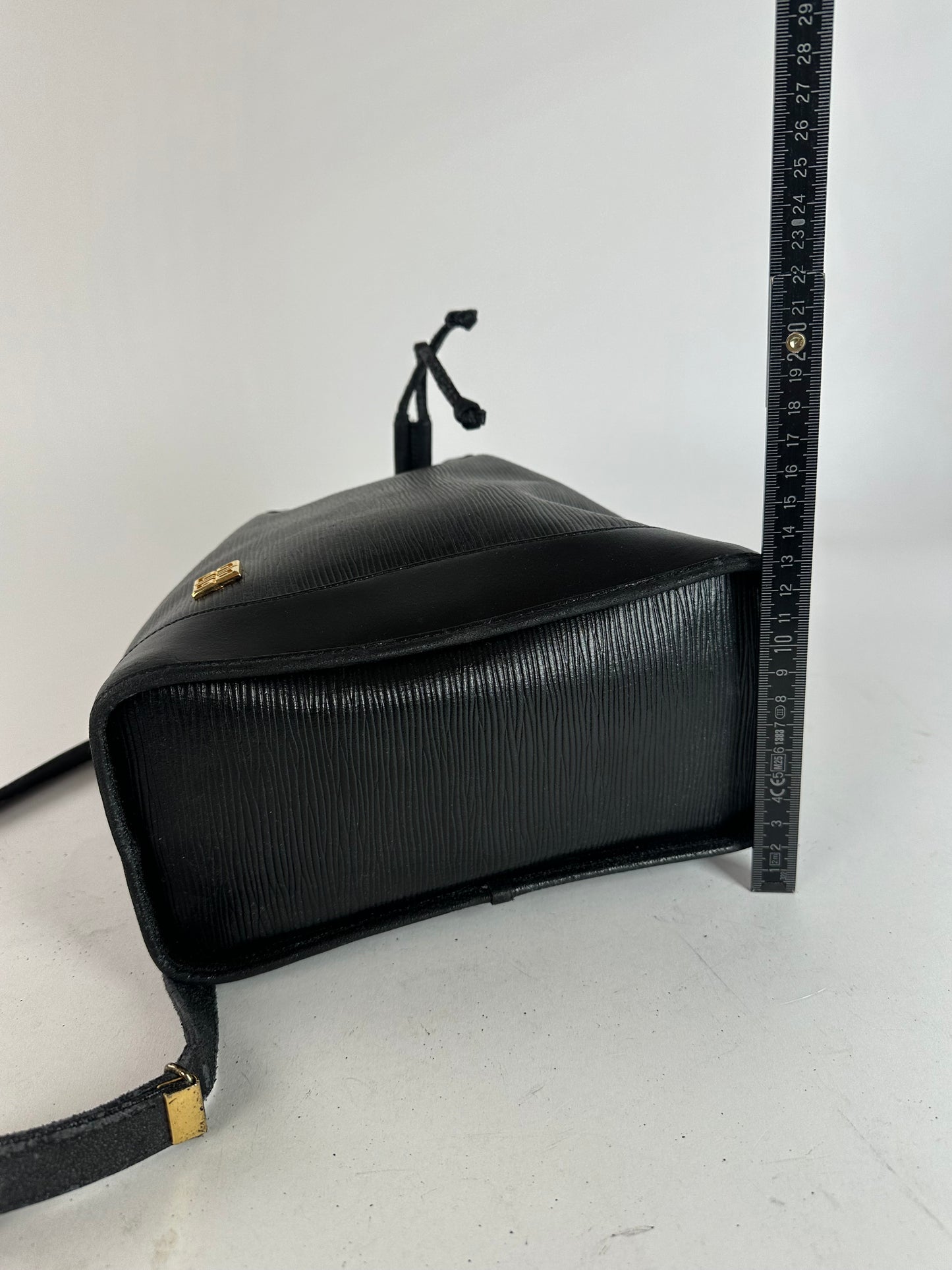 Vintage Givenchy Leather Bucket Bag Black