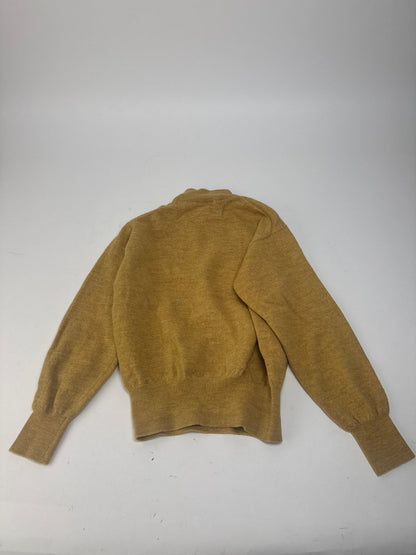 Vintage Dior Wool Turtleneck Sweater Yellow L