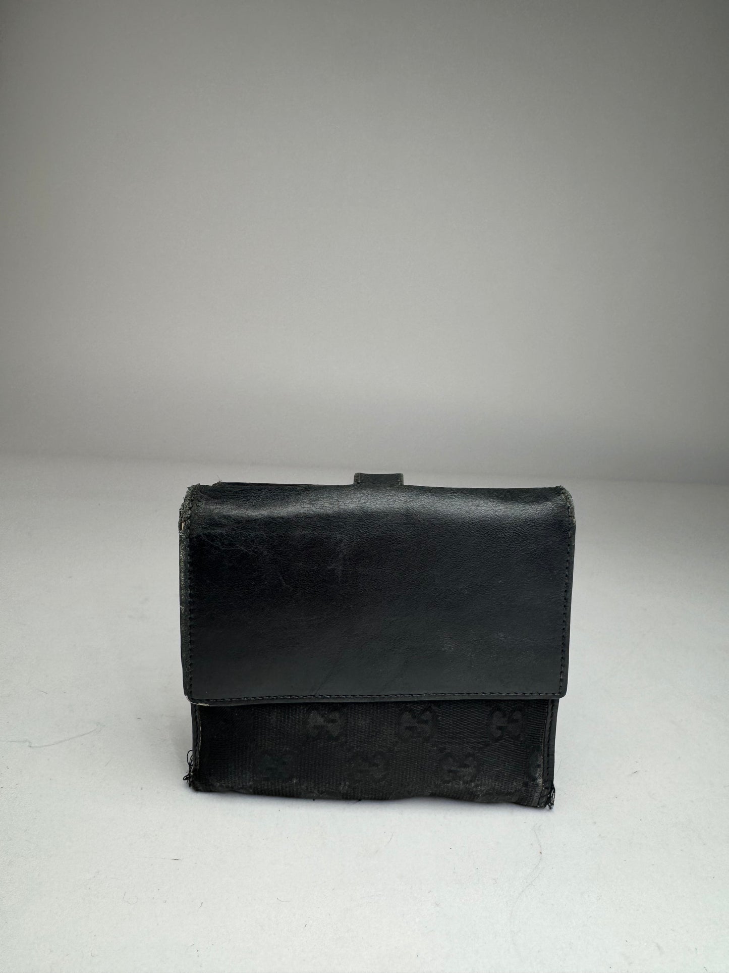 Vintage Gucci Monogram Jackie Wallet black