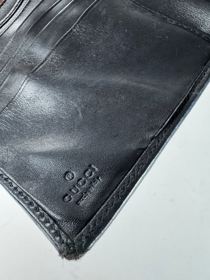 Vintage Gucci Monogram Jackie Wallet black