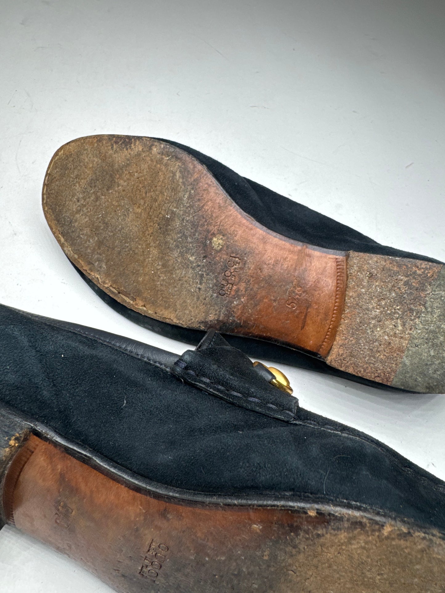 Vintage Gucci Horsebit Loafer Black