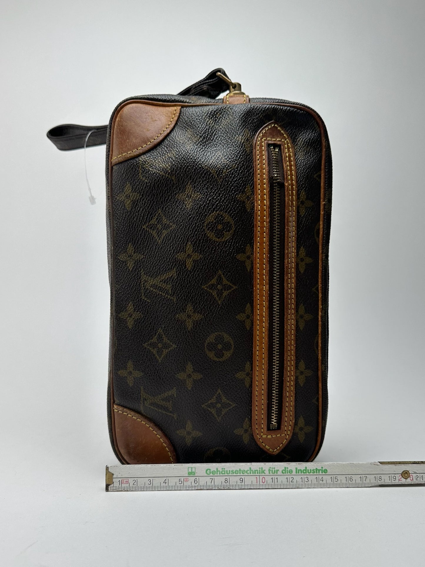 Pochette Louis Vuitton vintage en cuir Monogram marron