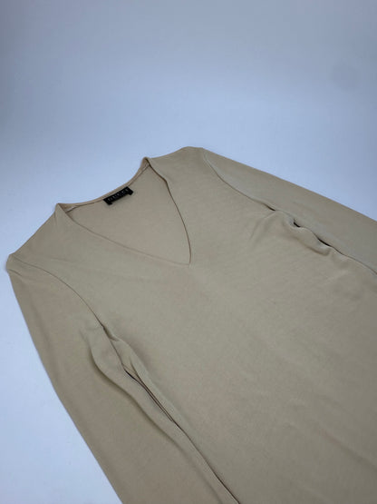 Vintage Gucci Viscose Dress M Beige
