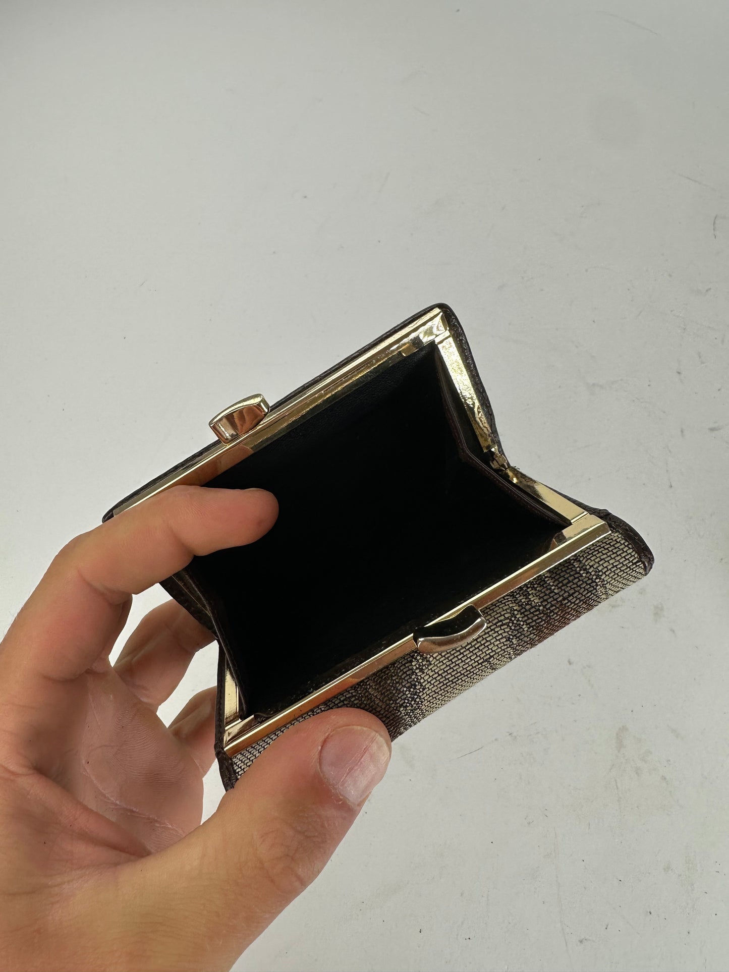 Vintage Vivienne Westwood Leather Card Holder Brown
