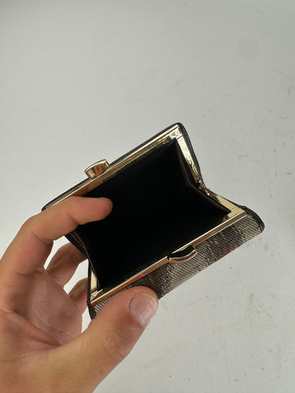 Vintage Vivienne Westwood Leather Card Holder Brown