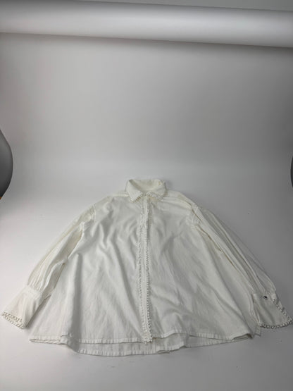 Vintage Dior Blouse Shirt White M