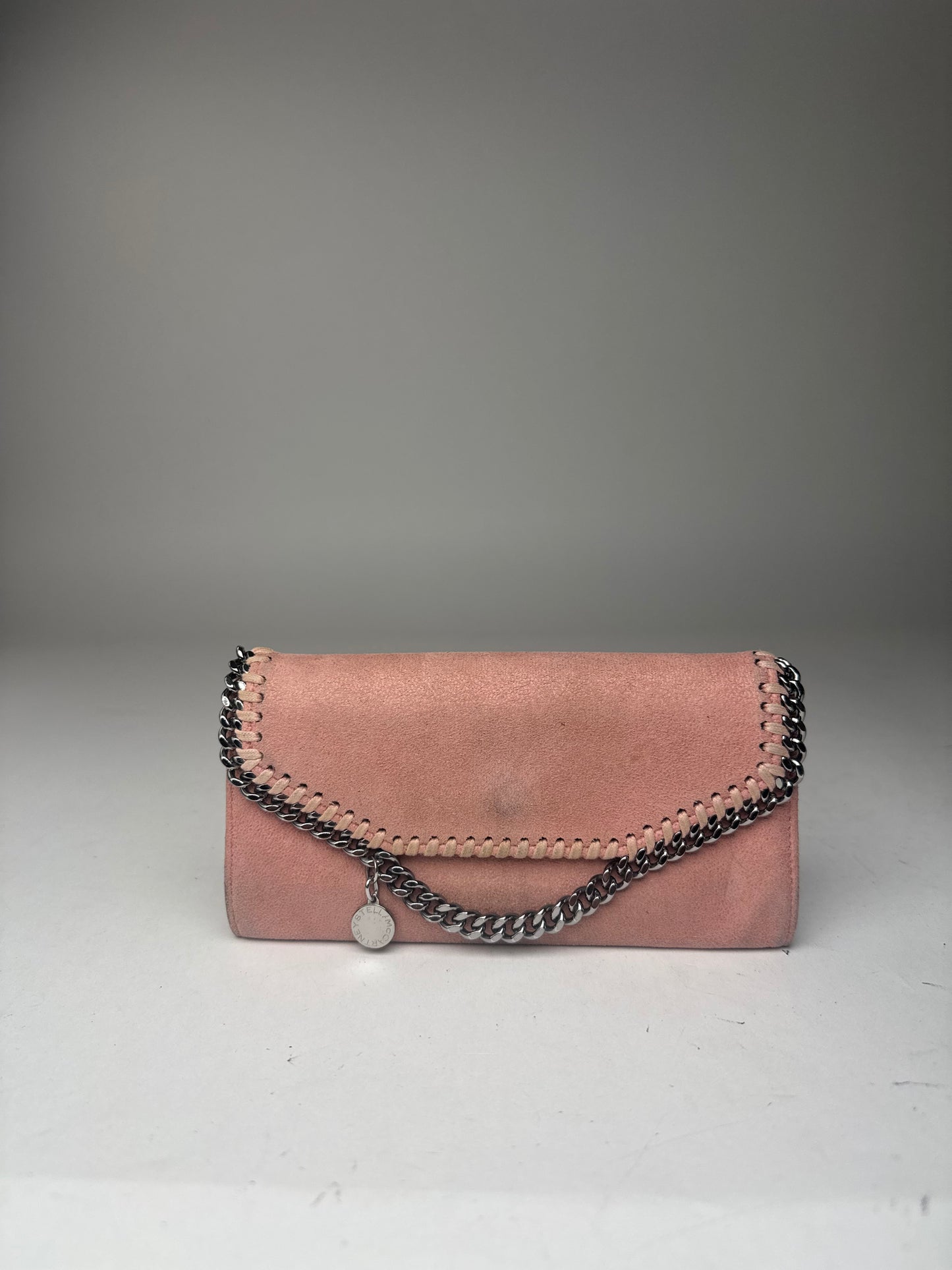 Vintage Stella Mc Cartney Vegan Suede Wallet Pink